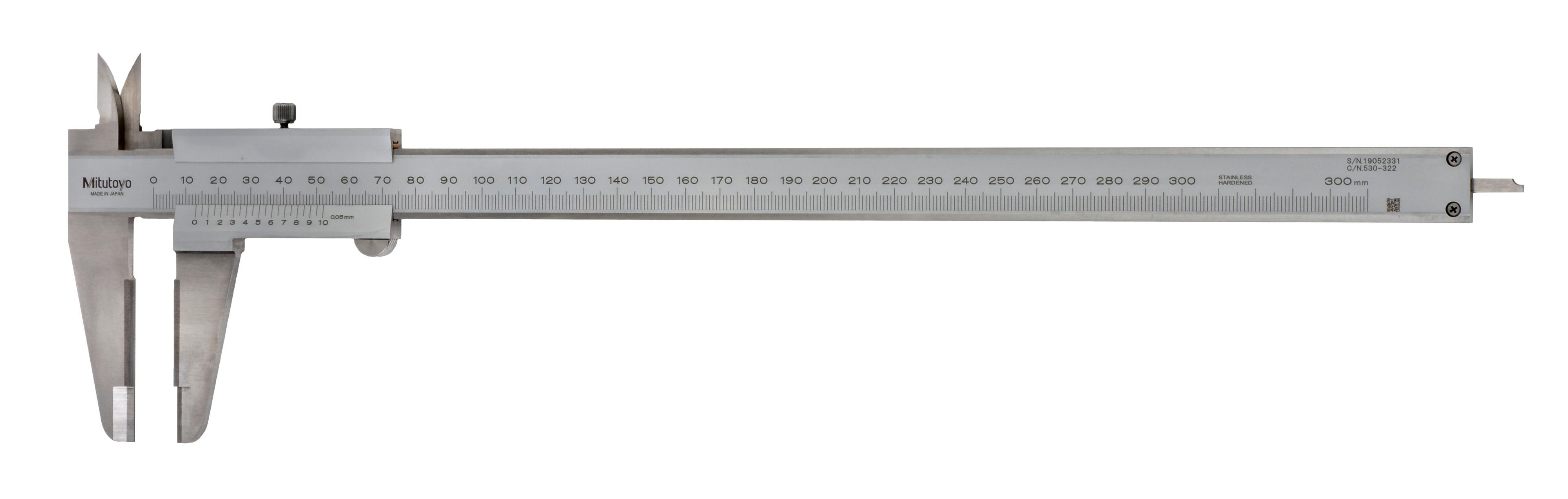 Mitutoyo, 530-322, VERNIER CAL, 300MM, OD CARBIDE JAWS