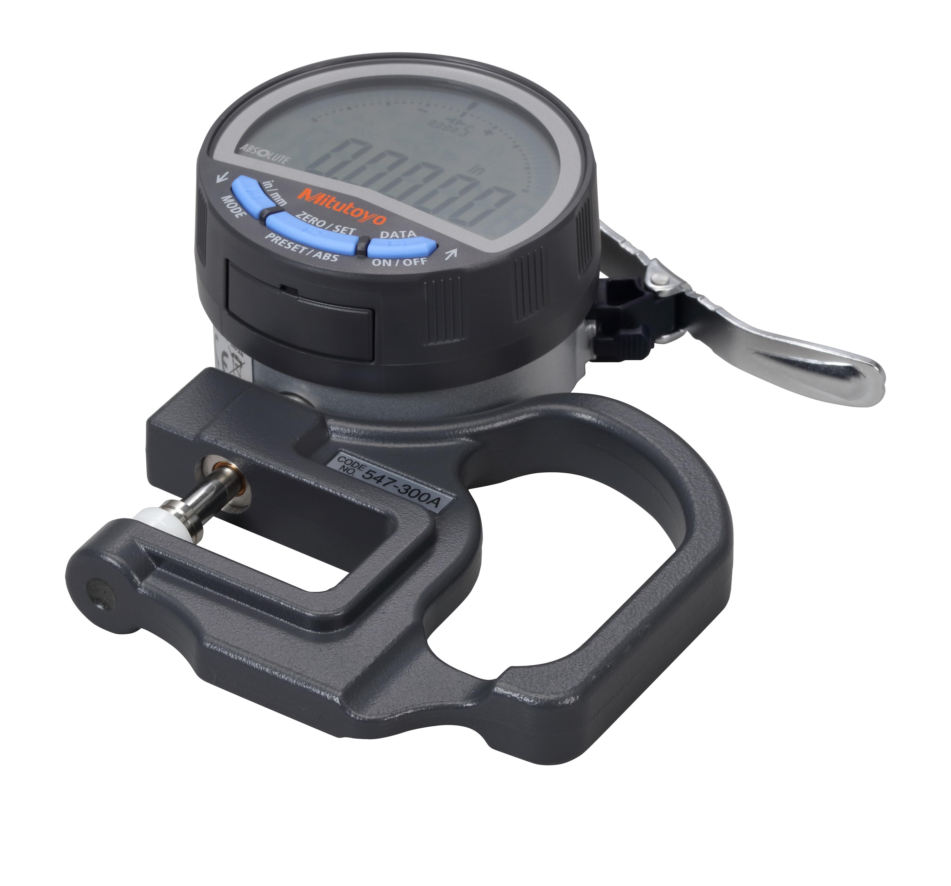 Mitutoyo, 547-300A, DIGIMATIC THICKNESS GAGE/IDC 0.01MM/0.0005IN, 10MM/0.4IN