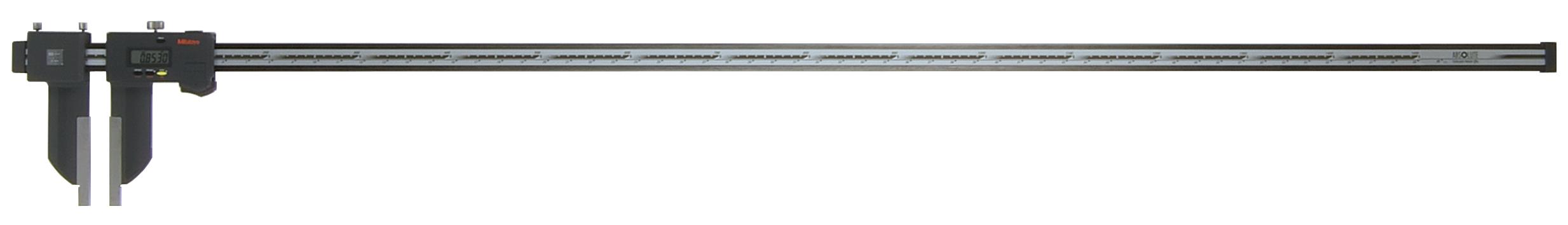 Mitutoyo, 552-315-10, 0 (1)-60 In/0 (20)-1500mm, .0005 In/0.01mm, IP66 ABSOLUTE Digimatic Carbon Fiber Caliper,  With SPC Data Output, No Depth Bar, Optional Jaw Attachments