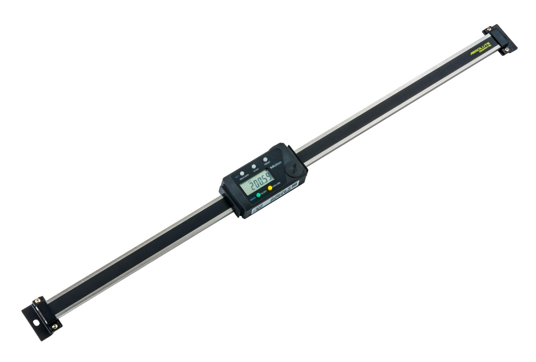 Mitutoyo, 572-474, 0-18 In/0-450mm, 0.0005 In/0.01mm Horizontal Digimatic Scale Unit, multi-function