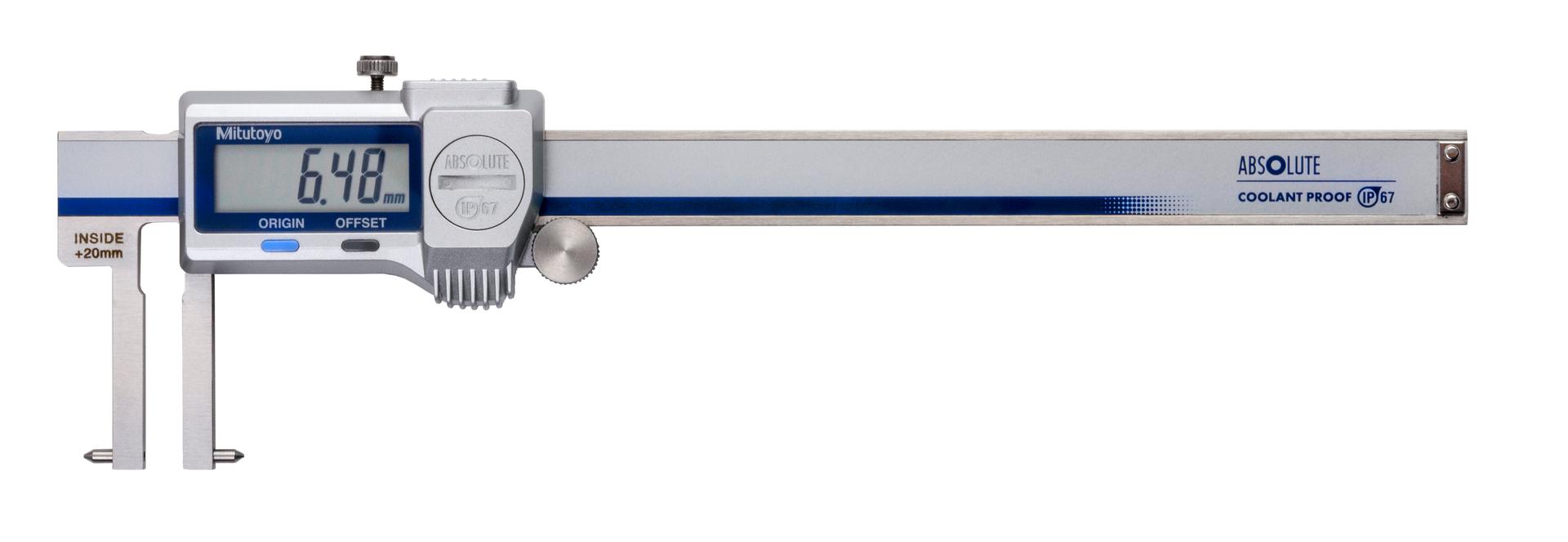 Mitutoyo, 573-646-20, Digimatic Point Jaw Type Caliper, 20-170mm, 0.01mm Resolution, �0.03mm Accuracy, NTD14P-15PMX