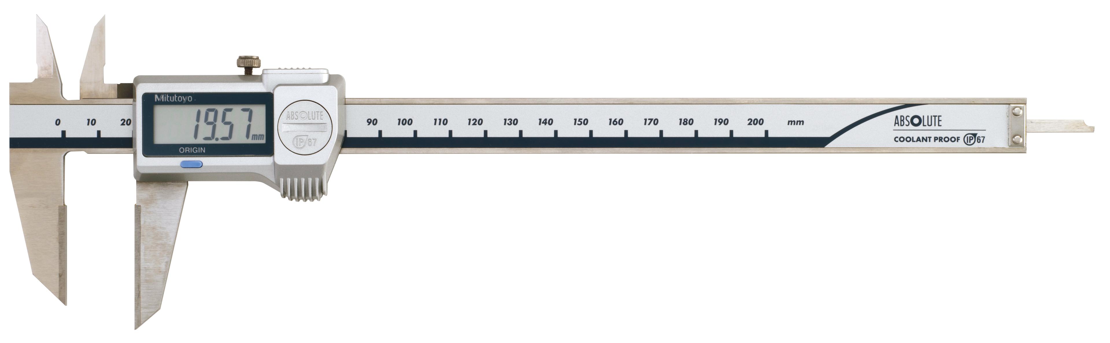 Mitutoyo, 573-677-20, Digimatic Scribing Caliper,  0-200mm, 0.01mm Resolution, �0.02mm Accuracy, NTD22-20PKX