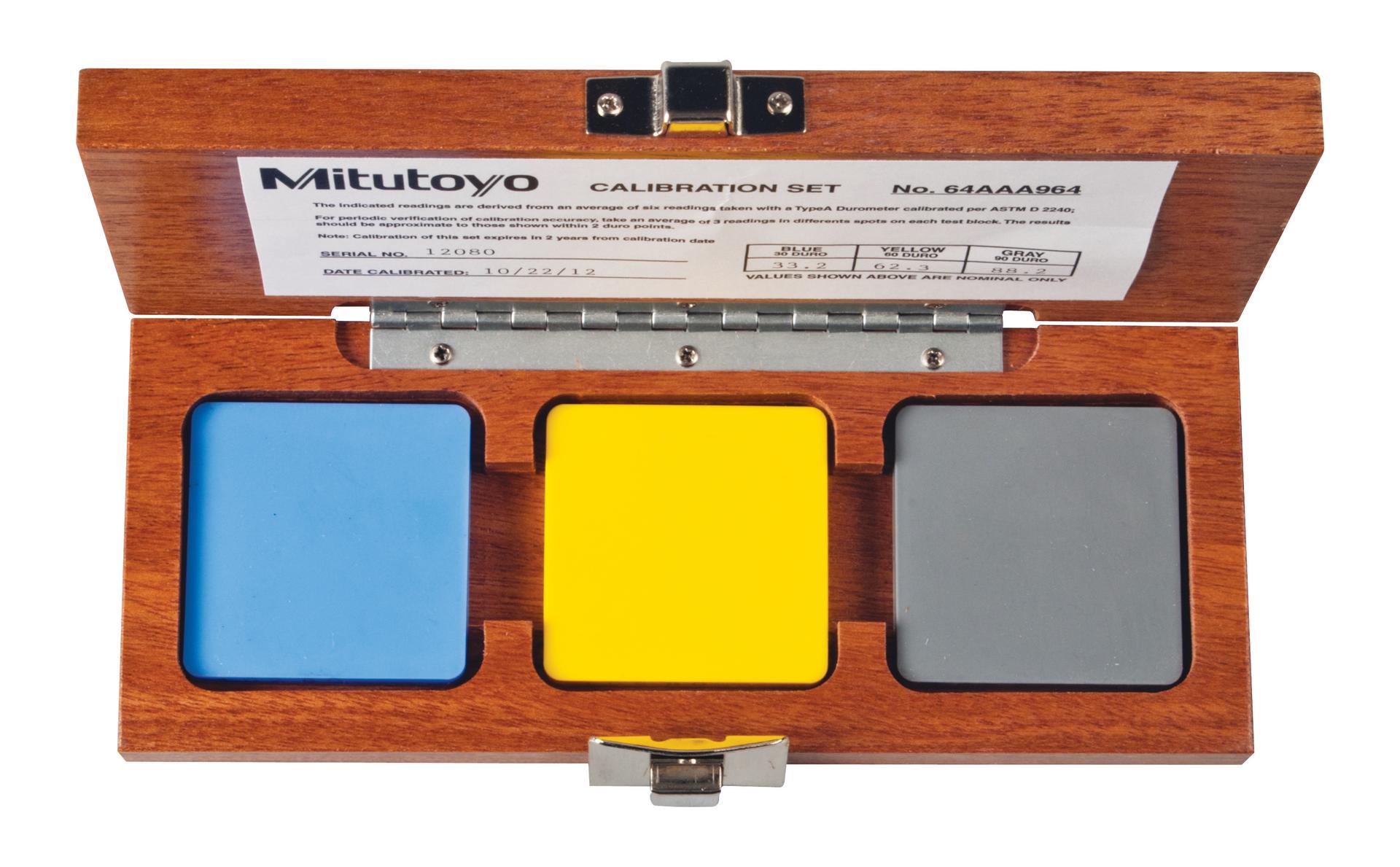 Mitutoyo, 64AAA964, DUROMETER TEST BLOCK SET(A)