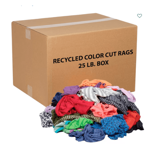 Recycled Mixed Color Cut Rags