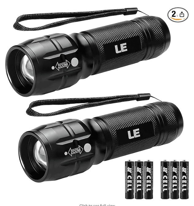 1200012-2-A - LED Flashlight � 2 Pack
