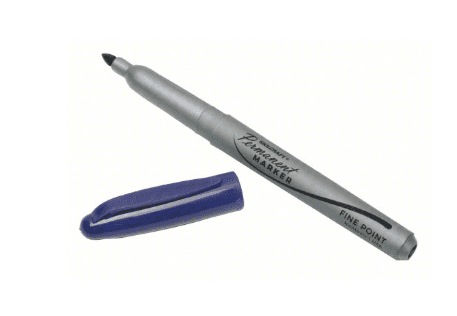 7520-01-511-4319 - Permanent Name Pen � Blue (12 Pack)
