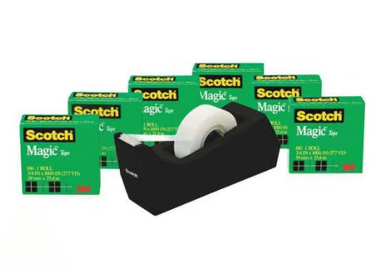 810K6C38 - Scotch Magic Tape � 6 Rolls with Dispenser