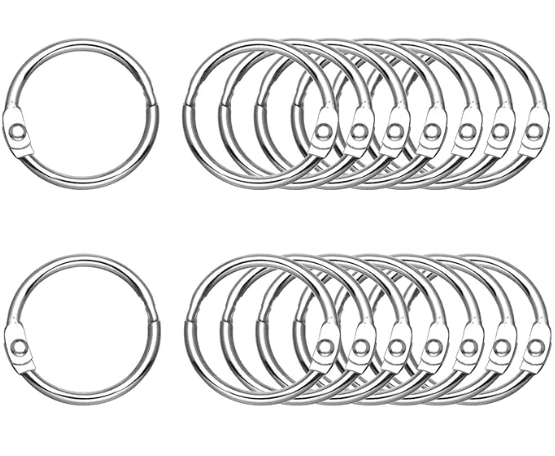 Loose Leaf Binder Rings � 1" (100 Pack)