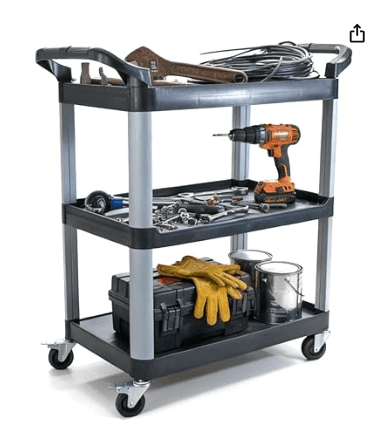 B01MS84SFB - 3-Shelf Utility Service Cart
