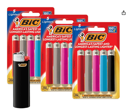 B07BRBJFW7 - Butane Lighters � 15 Pack