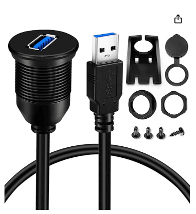 B07C73KRJN - USB Flush Cable � 6 ft