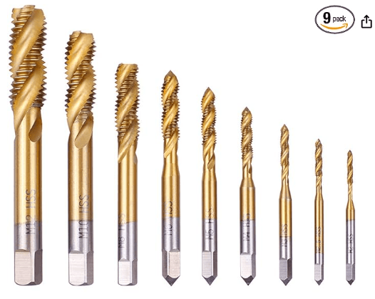 B08F2Q3BYL, M2 M2.5 M3 M4 M5 M6 M8 M10 M12, TITANIUM, STEEL