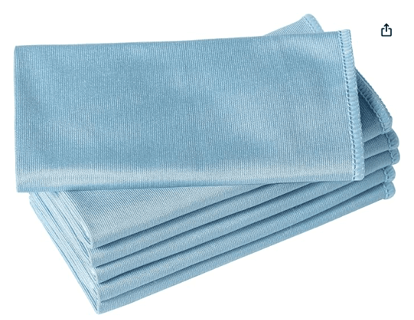 B08Y57DMLF, (L)16*(W)16 inch, BLUE, MICROFIBER, MFR MN: 0114008 (BLB3040)