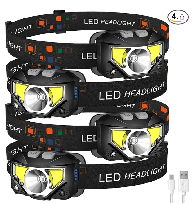 B0BDQYVD31, (D)1.5*(W)2.35*(H)1.75inch, Lithium Ion, 3.7V, 1200lumens