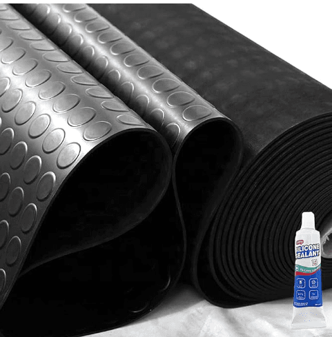 1.2, 4' x 8', 1/8" Thick, RUBBER, ASIN B0CS5QN5HZ