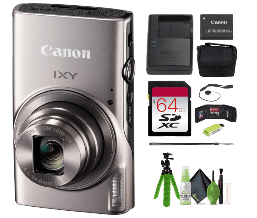 B0D4MMSTSQ, (L)2.3*(W)0.9*(H)2.3 inch, SILVER, 1080p, 12x, 64GB MEMORY CARD, MFR MN: 1078C001_EDI_1