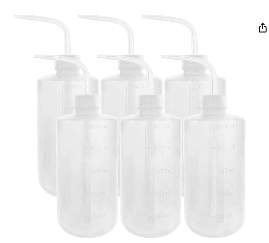 DEPEPE20180527, 3"W x 5.5"H, 500ml/17oz, LDPE, Narrow Mouth, ASIN: B07DB1HCKP