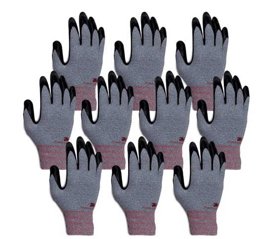 FBA_Super Grip 200,    GRAY,   Nitrile Foam Coated Work Glove, ASIN B01J6FLK6M,  nitrile