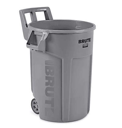 H-11611, (H)34*(D)27 inch, LLDPE, 32 GAL, WHEELED, TUBE