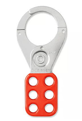 H-3427,    MEDIUM STEEL,   LOCK IN/OUT OF EQUIPMENT,   LOCKOUT HASP