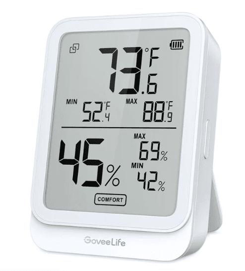H5104, 3.1inch SCREEN, 140F, 0%-99%,  0.54 F,  3% RH, WHITE, BLUETOOTH