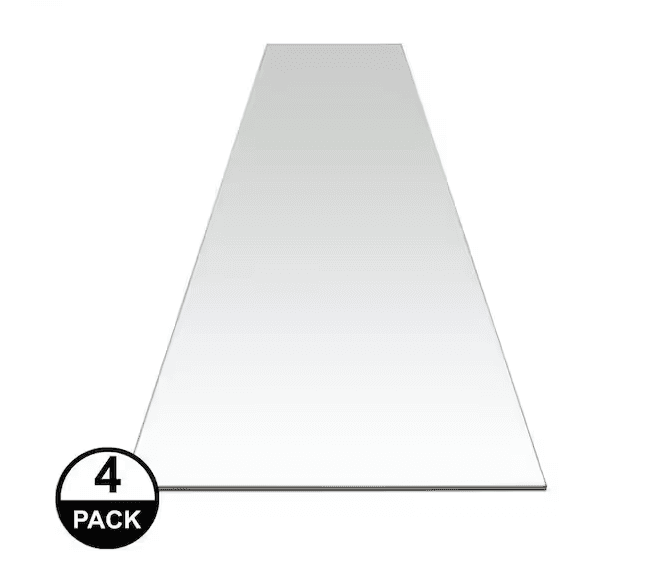 LWS1248-4, (L)1*(W)4ft, POLYCARBONATE, SHELF LINER, , 