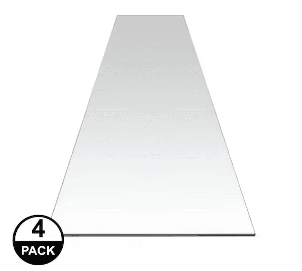 LWS1296-4, (L)1*(W)8ft, POLYCARBONATE, CLEAR, , 