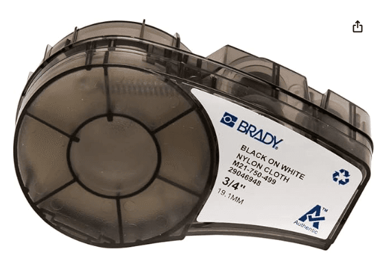 M21-750-499, 75(W)inch*16(L) feet, BLACK ON WHITE, LABELS, ASIN: B003XU7SPY