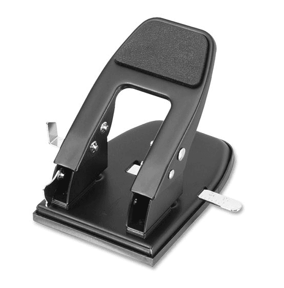 OIC90082, (L)4.5*(W)6.75*(H)5in, BLACK, 50-SHEET CAPACITY, METAL, 1.62lb, PADDED HANDLE