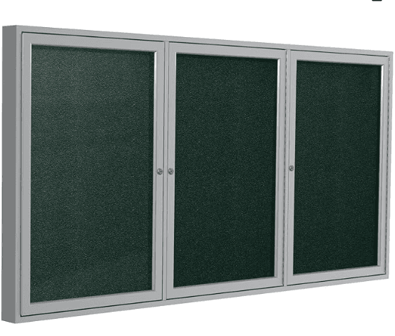 PA34872VX-183, 48"x72", Aluminum, Metal, Vinyl, 3-Door, B002E12WVS
