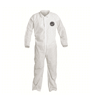 PB120SWH2X002500, 2XL, White,  Open Wrist, Open Ankle, 40L009