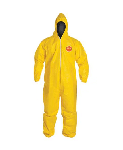 QC127SYLLG001200, 50in WAIST,CHEST:38.25-41.75in, Tychem(R) 2000, YELLOW, 16 CFR 1610 CLASS 1, NON-STERILE,  HEIGHT: 69 in