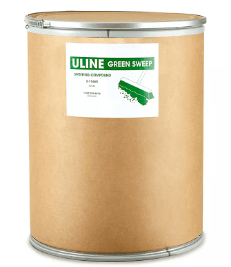 S-11668, ULINE, 22.25*30.75inch, 300lb, 46gal, Water, Sand, Sawdust, Green, Warehouse Cleanup