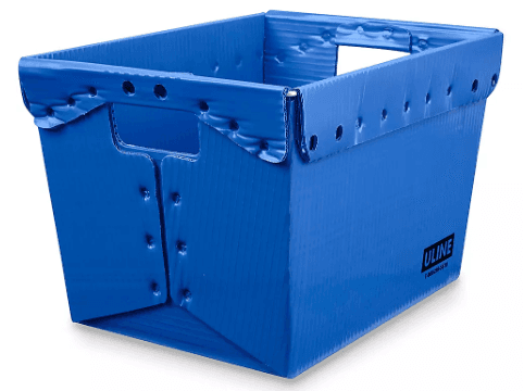 S-133BLU, 18(L)*13(W)*12(H) inch, BLUE, HDPE, STEEL, 2 lbs, MIN BUY 3