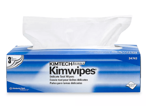 S-18431, KIMTECH, 12 x 12 inch, PAPER, 3 PLY, WHITE, SQUARE
