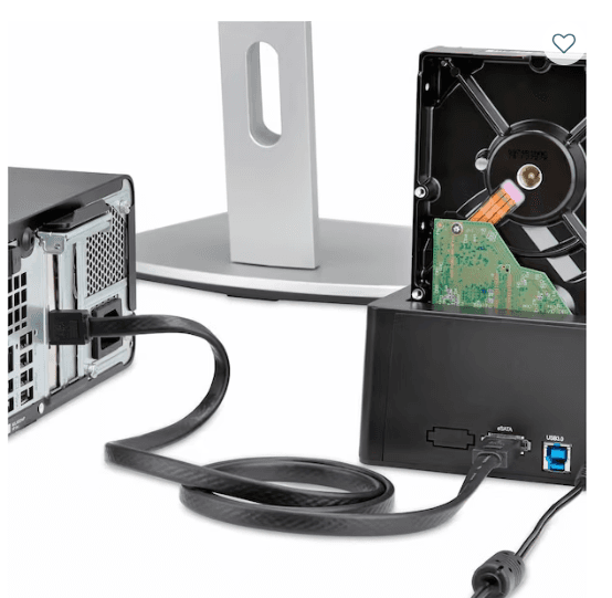 SDOCK2U33RE, (L)5.79*(W)5.2*(H)2.76 in, BLACK,    SATA 2.5in/3.5in,  USB 3.0A / 5Gbps, 22GB/min