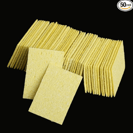 SZ050090050072RK, 3.86 X 2.32 X 1.54 inches, Sponge, Rectangular, Soldering Iron Cleaning, ASIN : B077YZ91TK