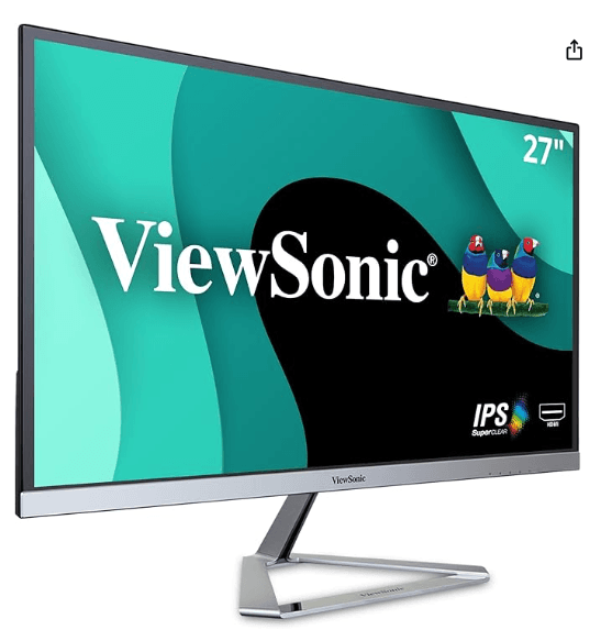 VX2776-SMHD, 27 Inch SCREEN SIZE, BLACK/SILVER, 8.2(D)*24.5(W)*18.2(H) inch, ASIN: B01GE9QWB6, 16:9, 1920 X 1080 PIXELS