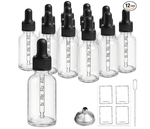 BUM-DP-6p-1OZC, 1.45"W x 4.6H, 30 Milliliters, Glass, Clear, 14 Pack, B0CPFX1VPB
