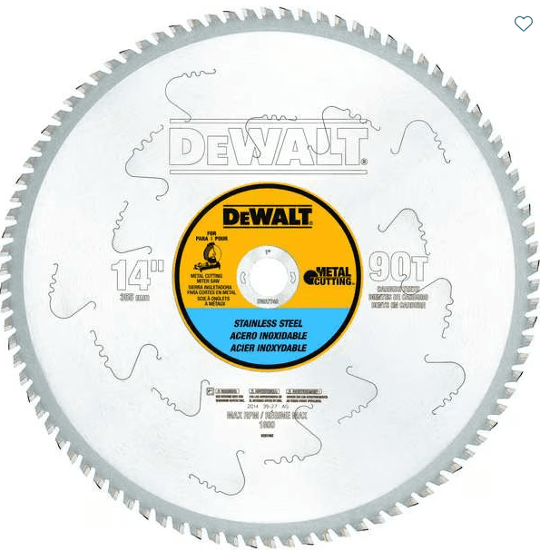 DWA7749, 14" DIAMETER, 10 DEGREE TOOTH ANGLE