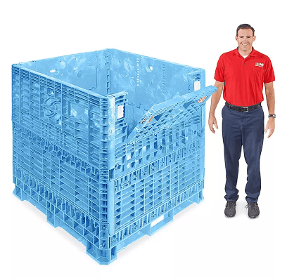 H-1737BLU, 48�x�45�x�50", 1,500 lbs., 168 lbs., HDPE, H-1737BLU