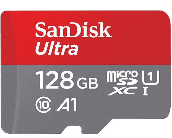 SDSQUAB-128G-GN6MA, 0.04 x 0.59 x 0.43, 128 GB, SanDisk, Micro SDXC, B0B7NTY2S6, class 10