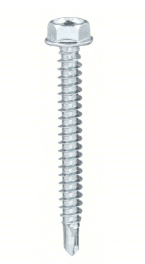 U31810.025.0200, 1/4 in Size, 2 in Lg, Zinc-Plated, Hex Washer, External Hex, 50 PK, 31JJ66
