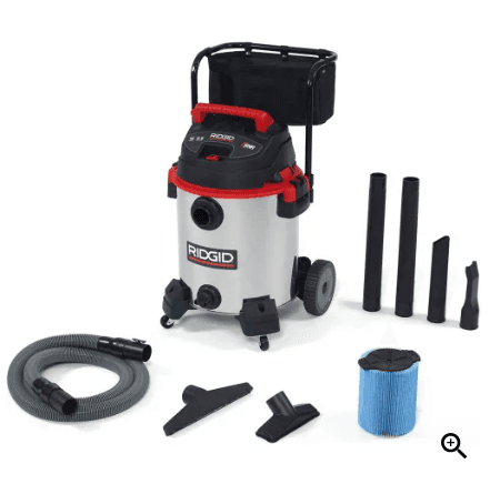 1610RV, 38.6 lbs, Stainless Steel, 16 Gallon Cap, Wet/Dry Vacuum, WBB2188109