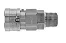 Nitto Hi Cupla Socket - 3/8" Male BSPT Threaded, Stainless (Barb Lock), Quick Connect Coupling, MODEL NAME: 30SM-BL