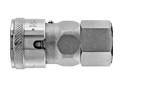 Nitto Hi Cupla Socket - 3/8" Female BSPT Threaded, Steel (Barb Lock), Quick Connect Coupling, MODEL NAME: 30SF-BL