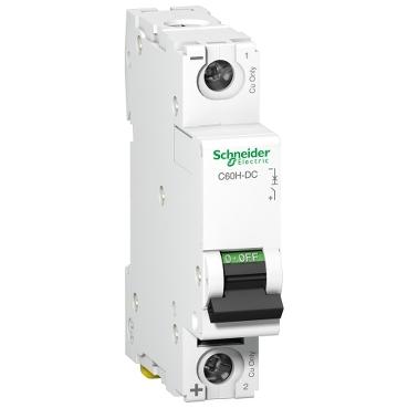 SCHNEIDER ELECTRIC, 9N61508, ACTI9 C60DC, MINIATURE CIRCUIT BREAKER (MCB), 1P (SINGLE POLE), 10A,...