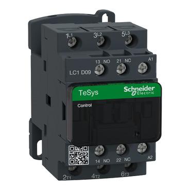 SCHNEIDER, CONTACTOR, 9A, 480VAC, 3 NO